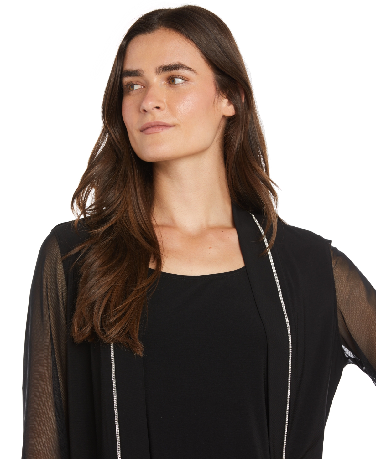 R & M Richards Women's Layered-Look Top Pants