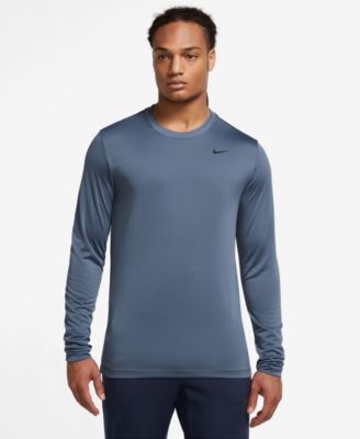 Men's Relaxed-Fit Long-Sleeve Fitness T-Shirt