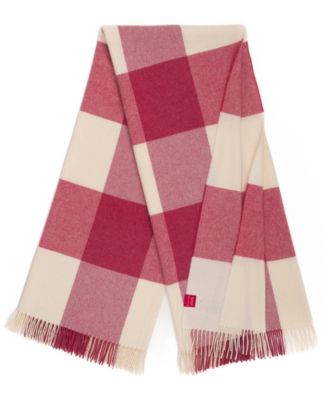 Merino Wool Color Block Throw, 55" x 72"