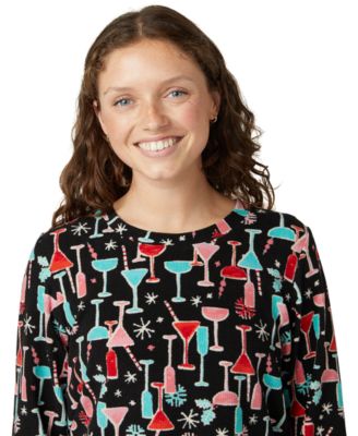 Women's Waffle Fleece Pajama Set