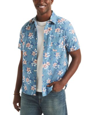 Nautica - Men's Printed Short-Sleeve Shirt