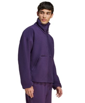 Men's City Tech High-Pile Fleece Full-Zip Sportswear Track Jacket