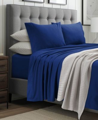 1000-Thread Count Cotton Sateen 4-Pc. Extra Deep Pocket Sheet Set, King