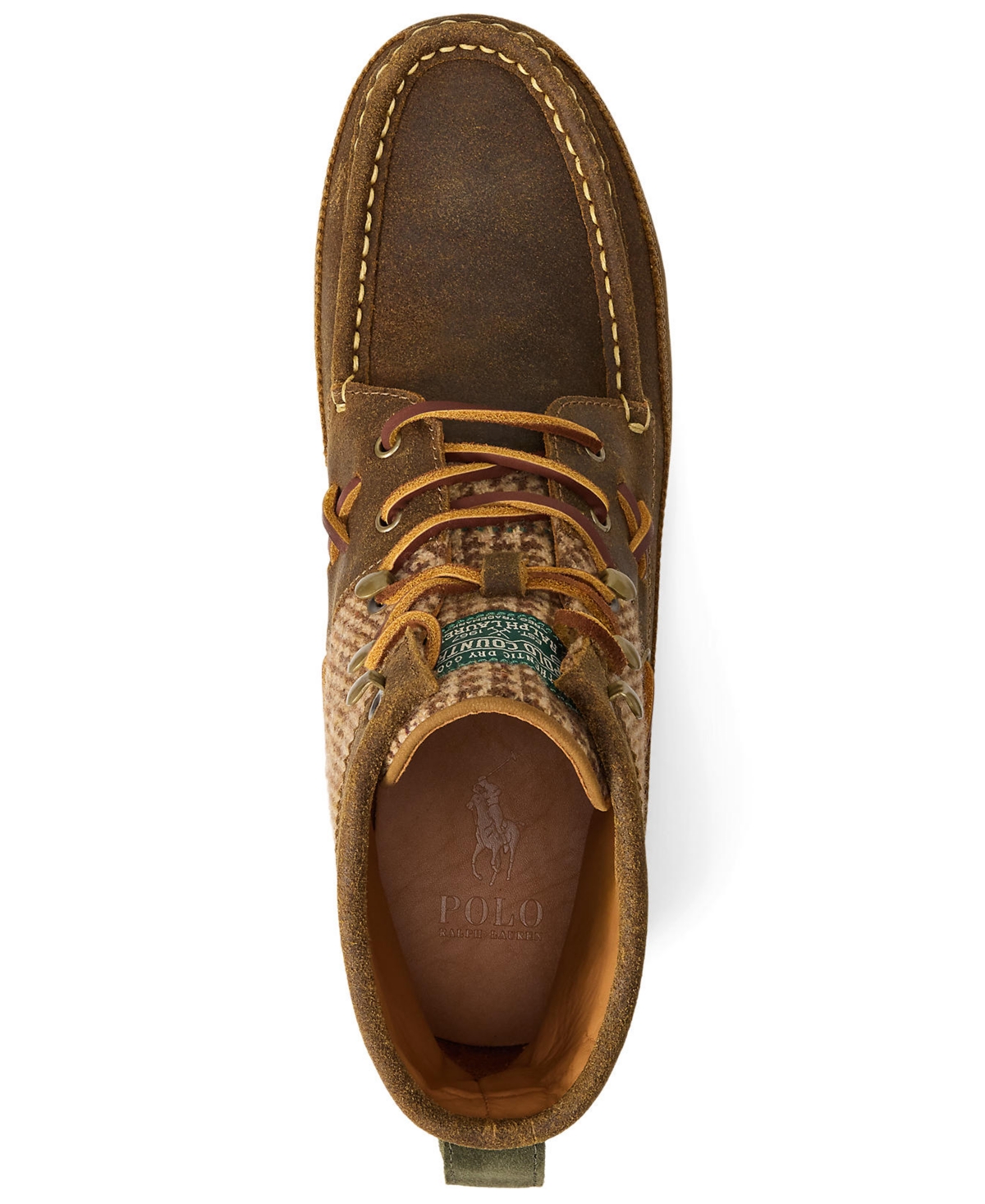 Polo Ralph Lauren Men's Round-Toe Lace-Up Boots
