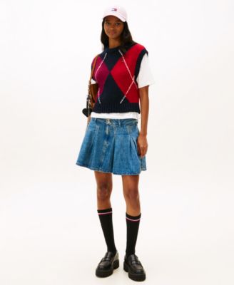 Women's Pleated Mini Skirt