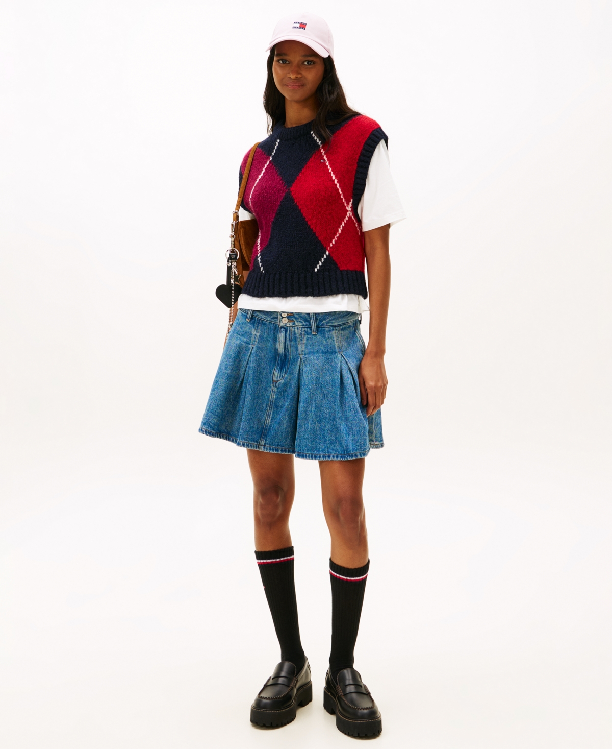 Tommy Jeans Women's Pleated Mini Skirt