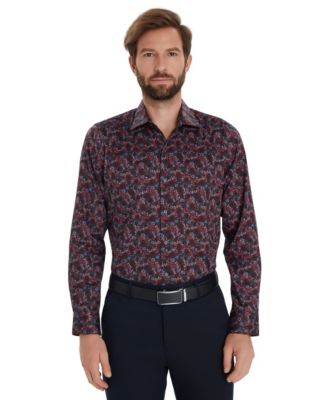 Bar III - Men's Casa Floral Printed Dress Shirt