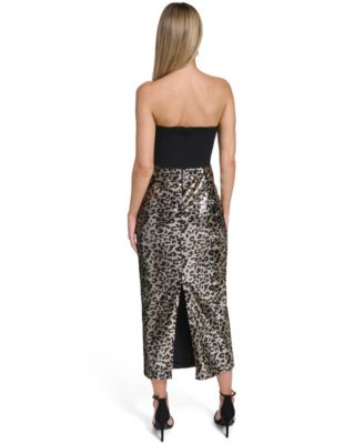 Women's Sequined Strapless Dress