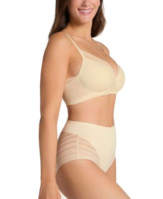 Women's Lace Stripe Undetectable Classic Shaper Panty 012903