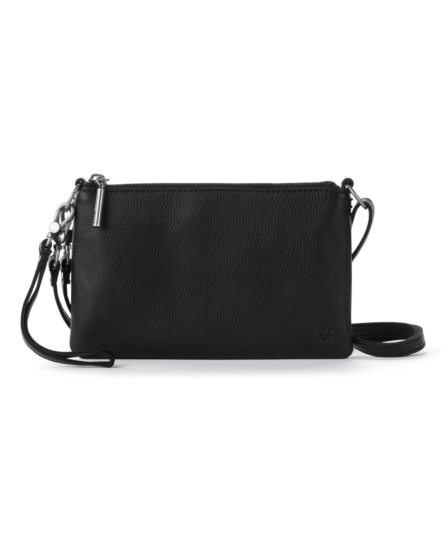 Vita Leather Zip Top Wristlet