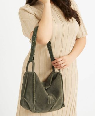 Los Feliz Leather Medium Hobo Bag