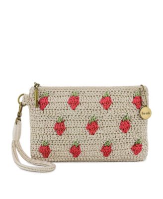 Vita Crochet Zip Top Wristlet 