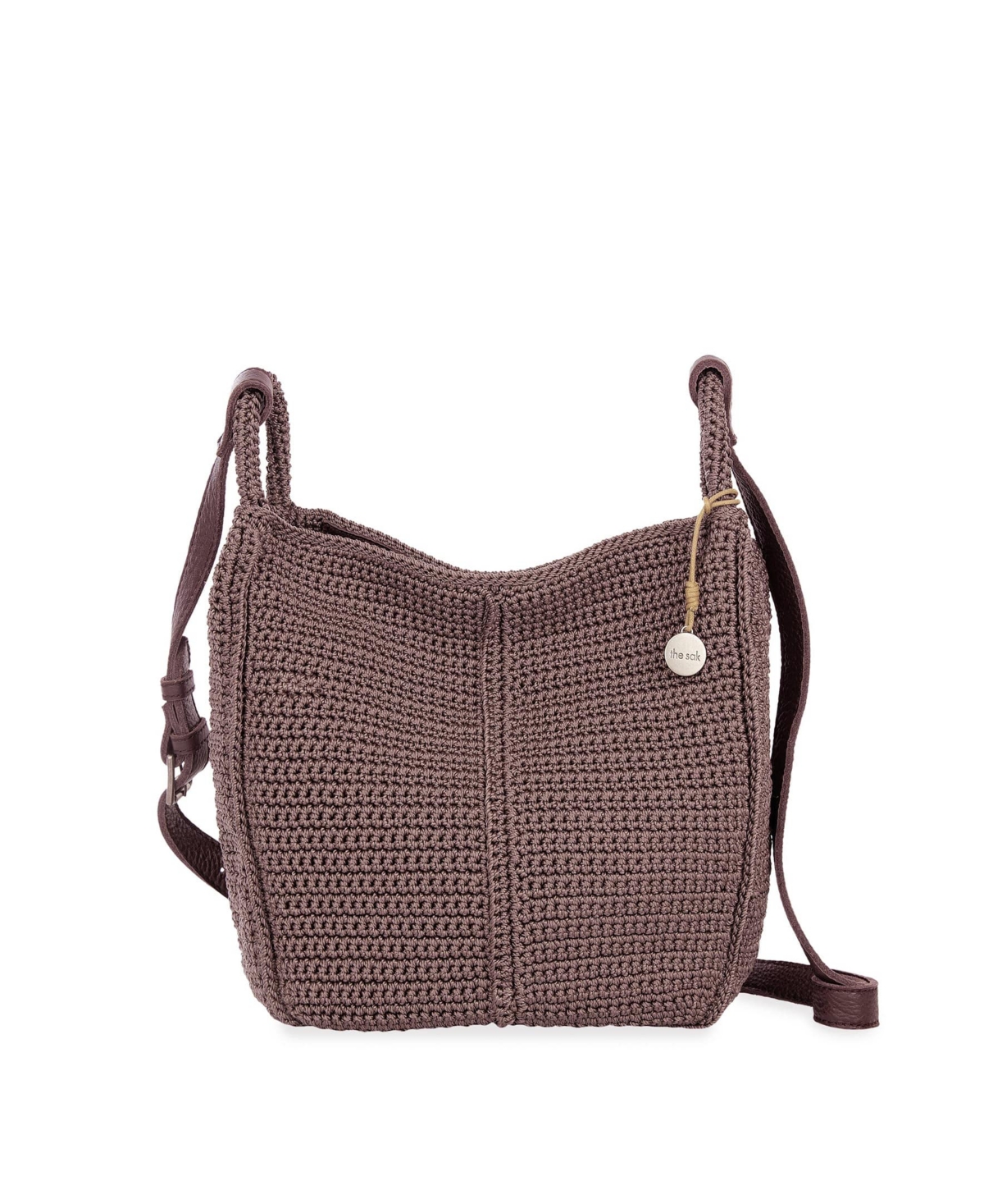 The Sak Los Feliz Leather Medium Crossbody Bag In Brown
