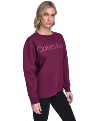 Women's Puff Print Logo Crewneck Sweatshirt