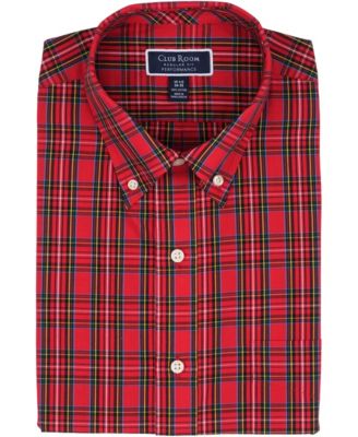 Men's Stewart Tartan Regular-Fit Dress Shirt, Macy's Exclusive