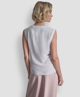 Women's V-neck Sleeveless Top