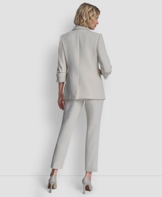 Women's Notch Collar One-Button Jacket