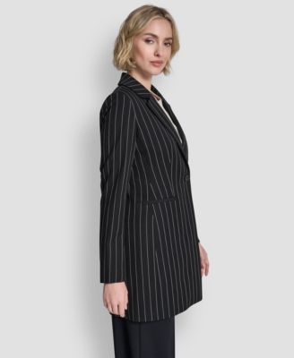 Women's One-Button Notch Collar Jacket
