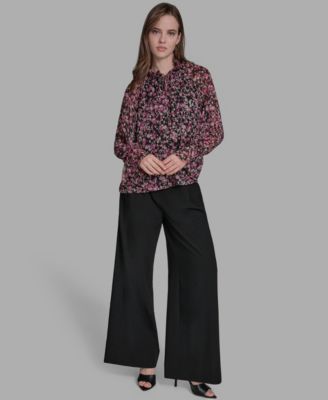 Women's V-Neck Long-Sleeve Top