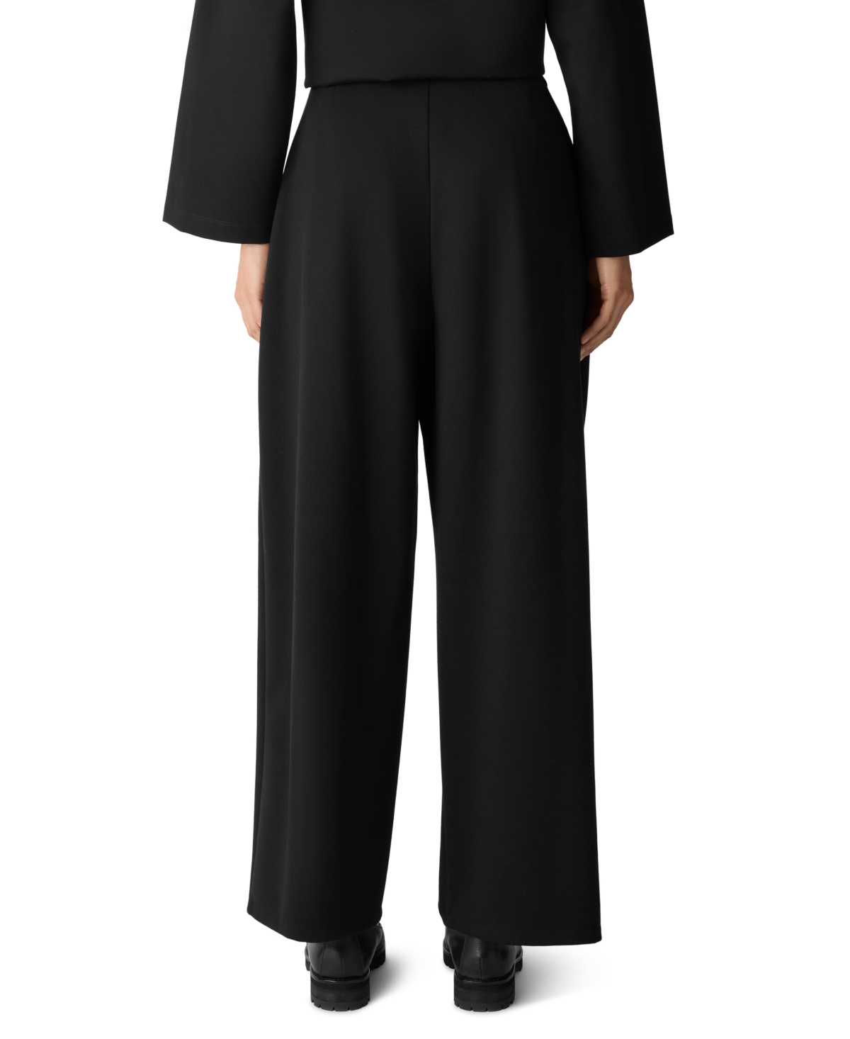 Eileen Fisher Women's High Rise Pants In Black