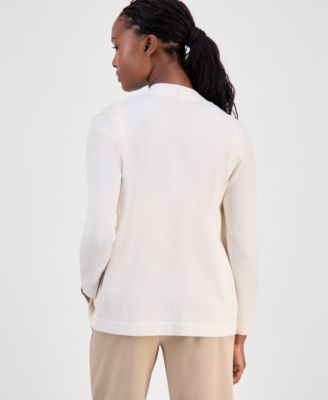 Petite Chatham Open-Front Cardigan