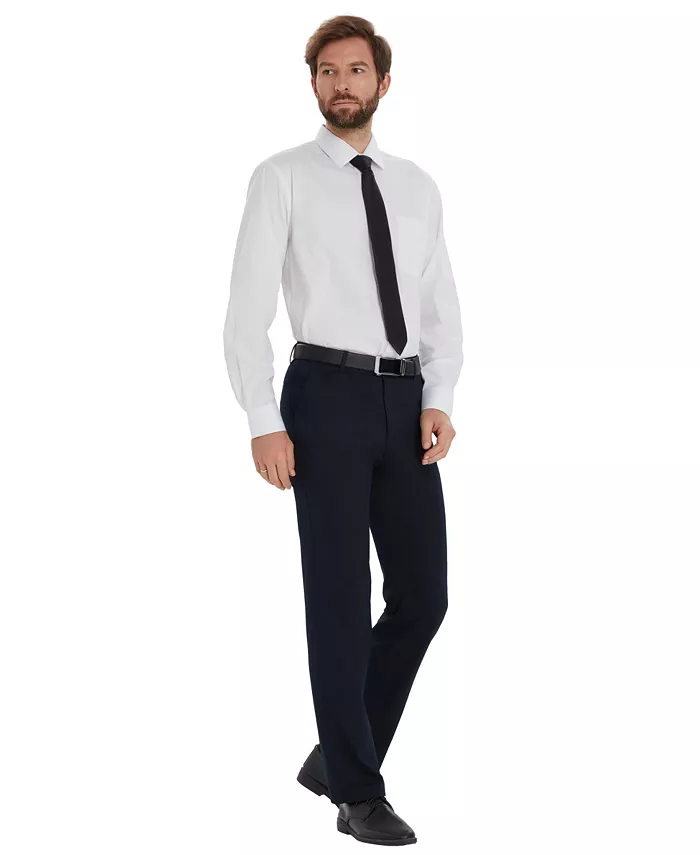 Men's Pinpoint Solid Dress Shirt - thumbnail 6