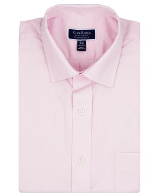 Men's Pinpoint Solid Dress Shirt