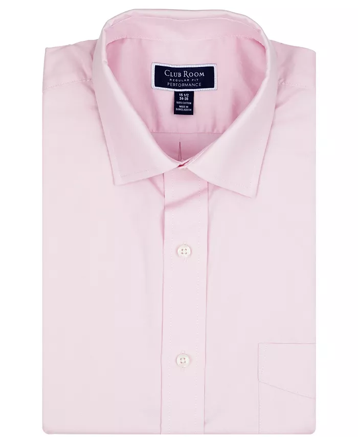 Men's Pinpoint Solid Dress Shirt - thumbnail 8