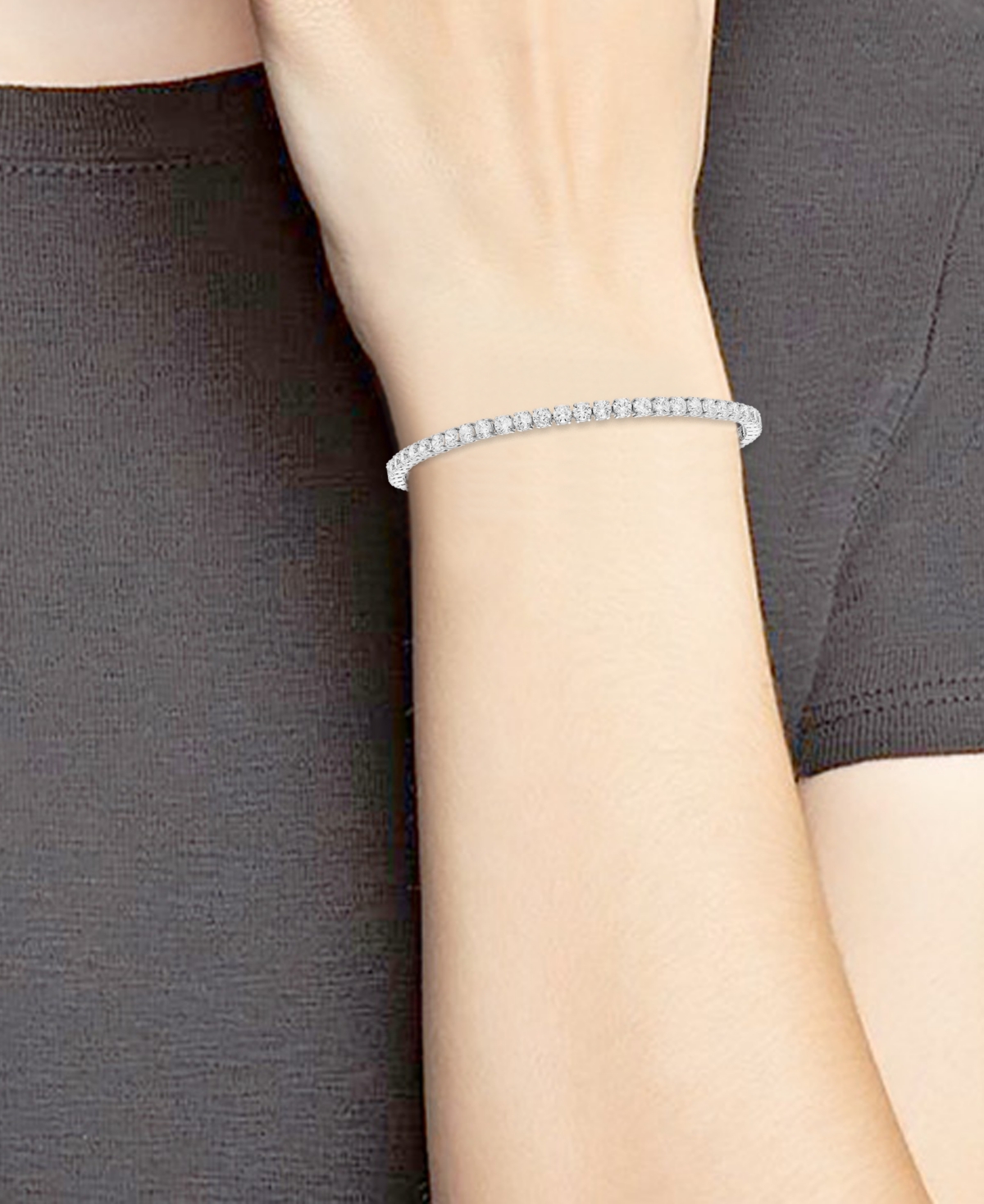 Macy's Diamond Tennis Bracelet (6 ct. t.w.) in 14k White Gold