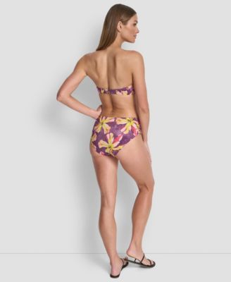 Women's Shirred U-Wire Bandeau Bikini Top