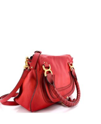 Medium Marcie Satchel Leather
