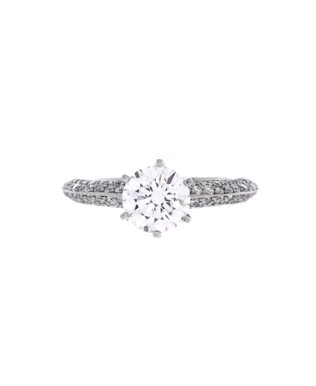 Pre-Owned Tiffany & Co Tiffany Setting Solitaire Ring