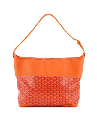 Grenadine Hobo Coated Canvas with Leather