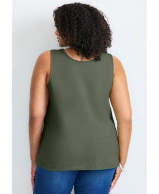 Women's Plus Size Basic Layering Tank