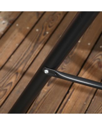 3-Person Porch Swing with Adjustable Tilt Canopy, Wine