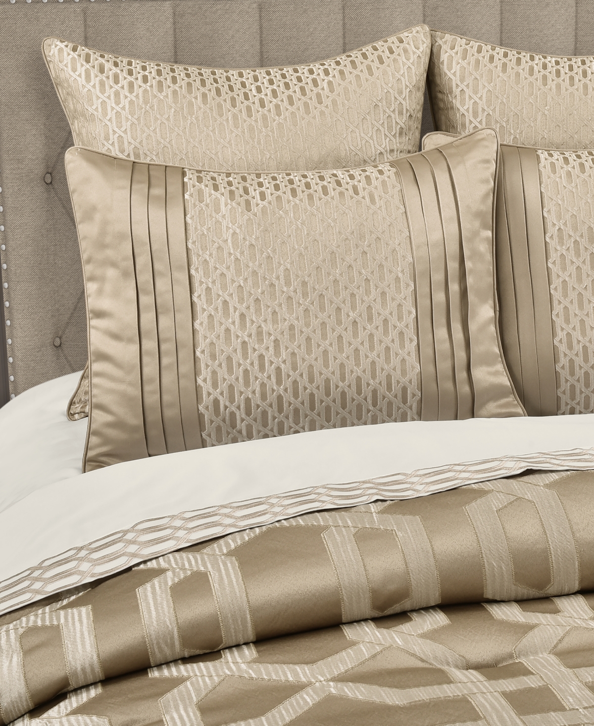 Royal Court Olympus Embossed 3-pc. Comforter Set, Full/queen In Neutral