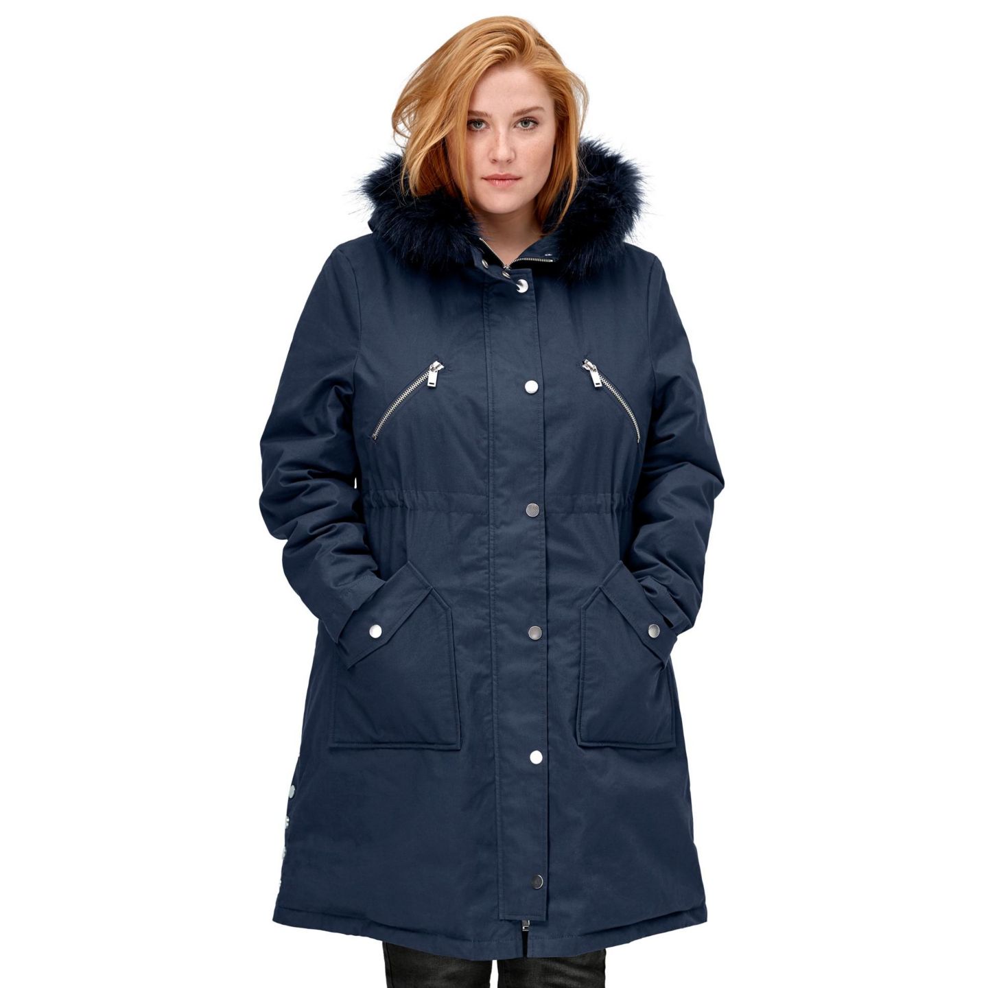 Женская куртка ellos Side-Snap Zip-Front — фото 1