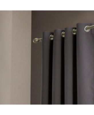 Anchorage Blackout Grommet Single Curtan Panel - 54" x 90", Charcoal