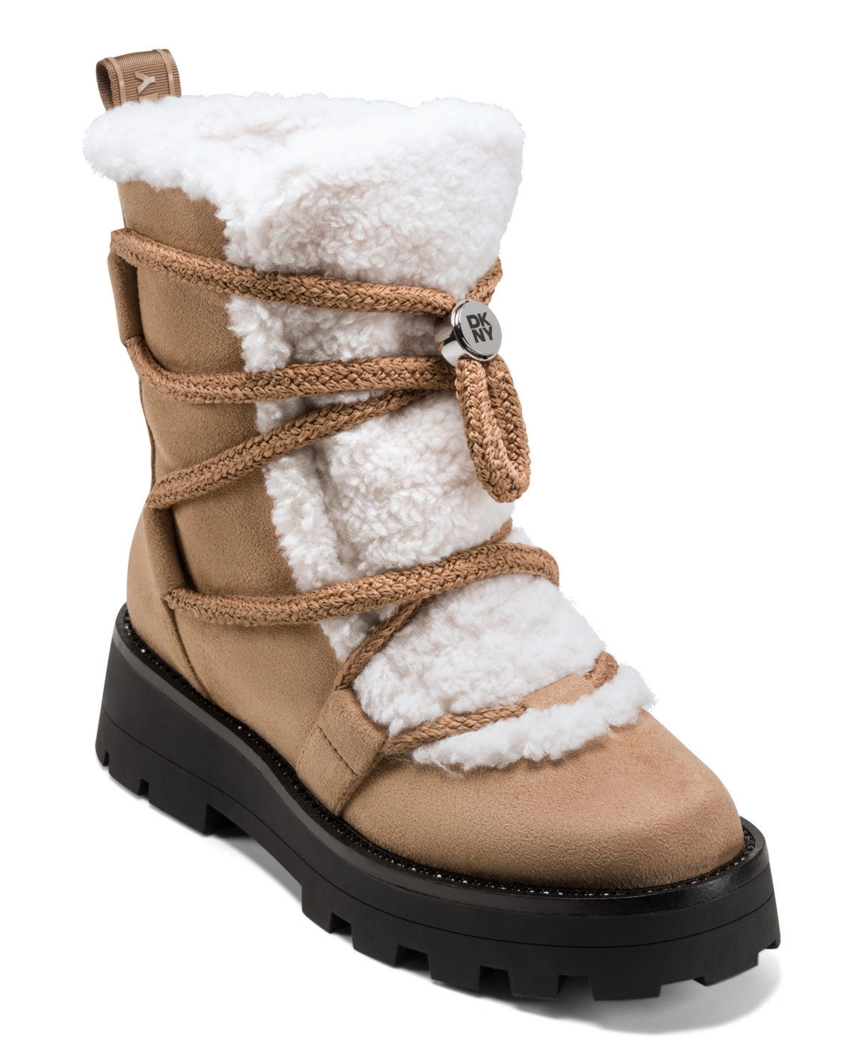 Dkny Women's Signe Pull On Winter Booties - Whiskey