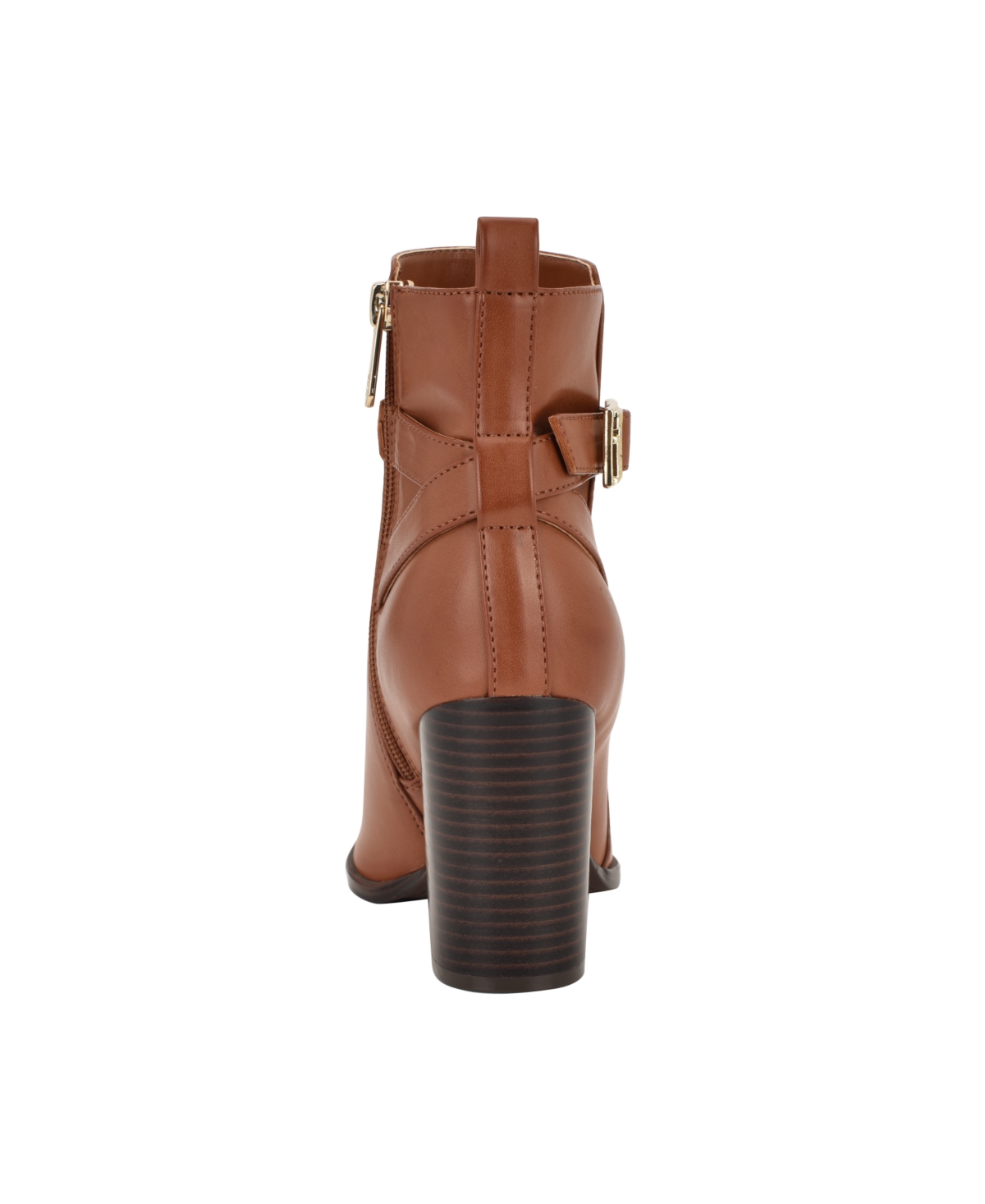 Tommy Hilfiger Women's Miriaha High Block Heel Dress Booties In Brown