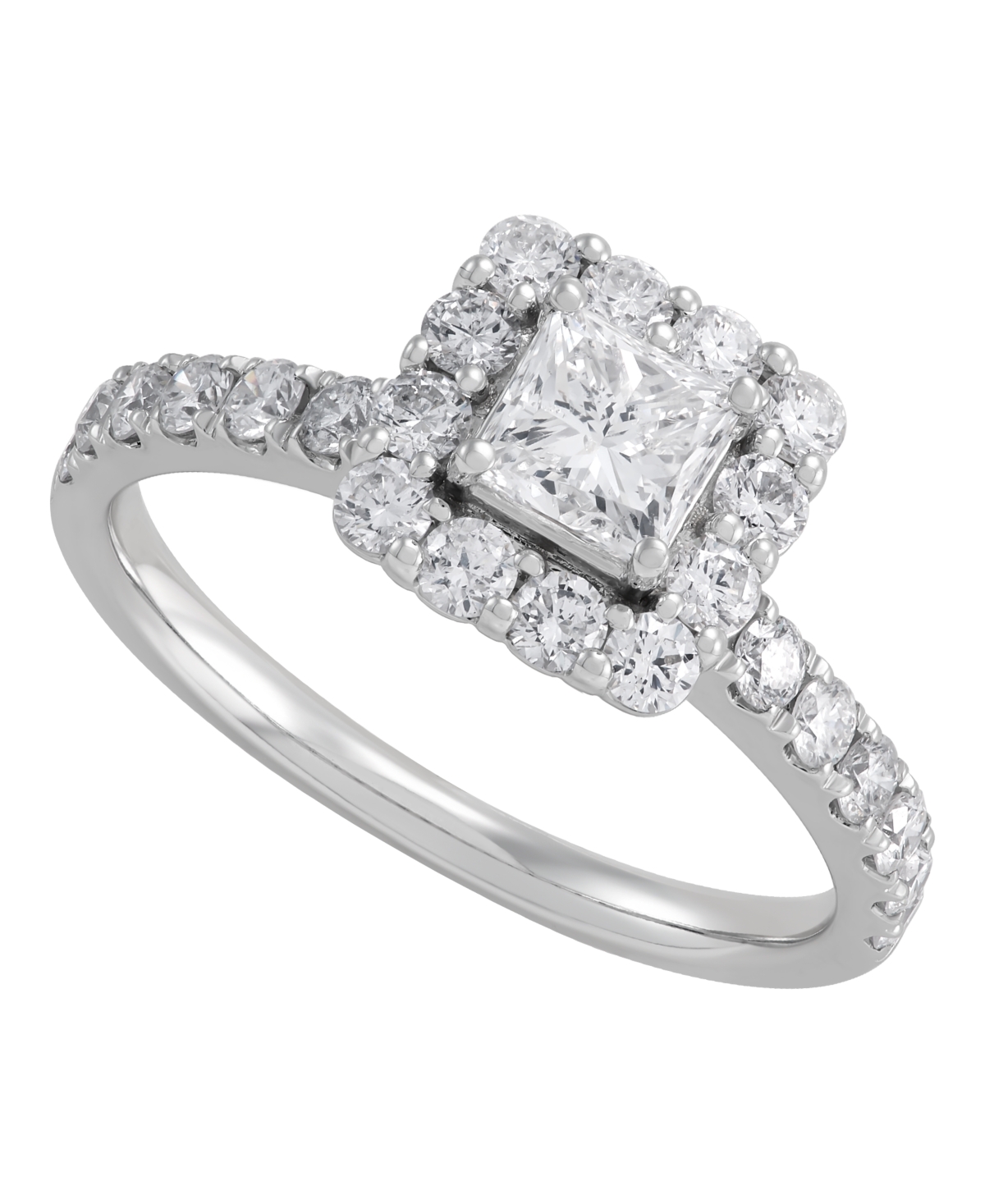 Macy's 2-piece Diamond Bridal Ring Set (2.0 Ct. T.w.) In 14k White Gold In White