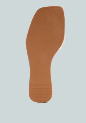 Womens Hazbin Diamante Flat