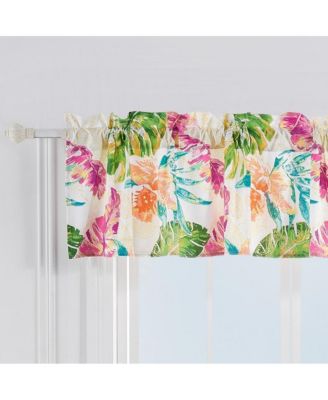 Tropics Window Valance - 84x16", Coral