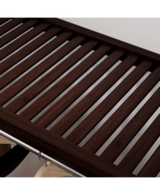 Solid Wood Walk-In Closet Organizer with 5 Drawers and Solid Wood Doors