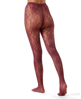Women's "Blooming Floral" Fashion Net Tights