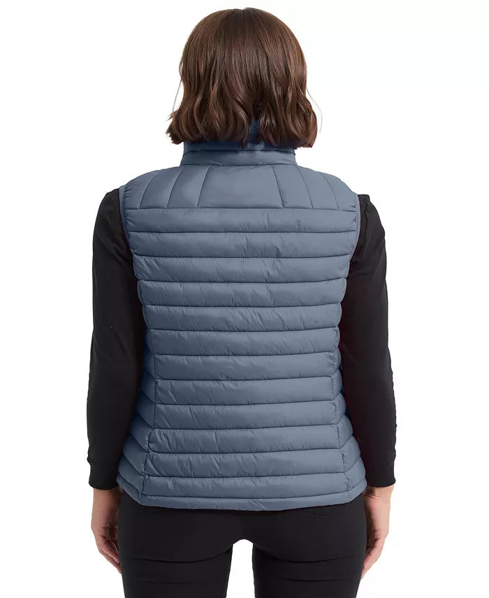 Women's Rail Quilt Packable Puffer Vest - thumbnail 9