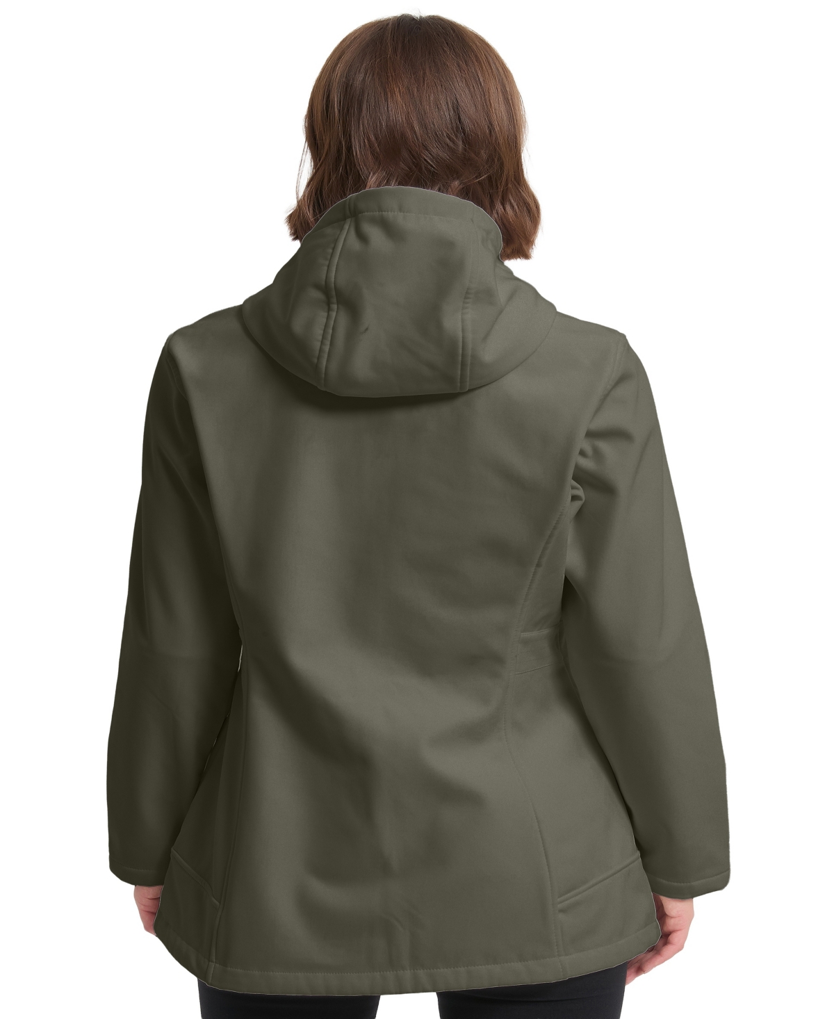 Hawke & Co. Women's Waist Detail Softshell Jacket In Green