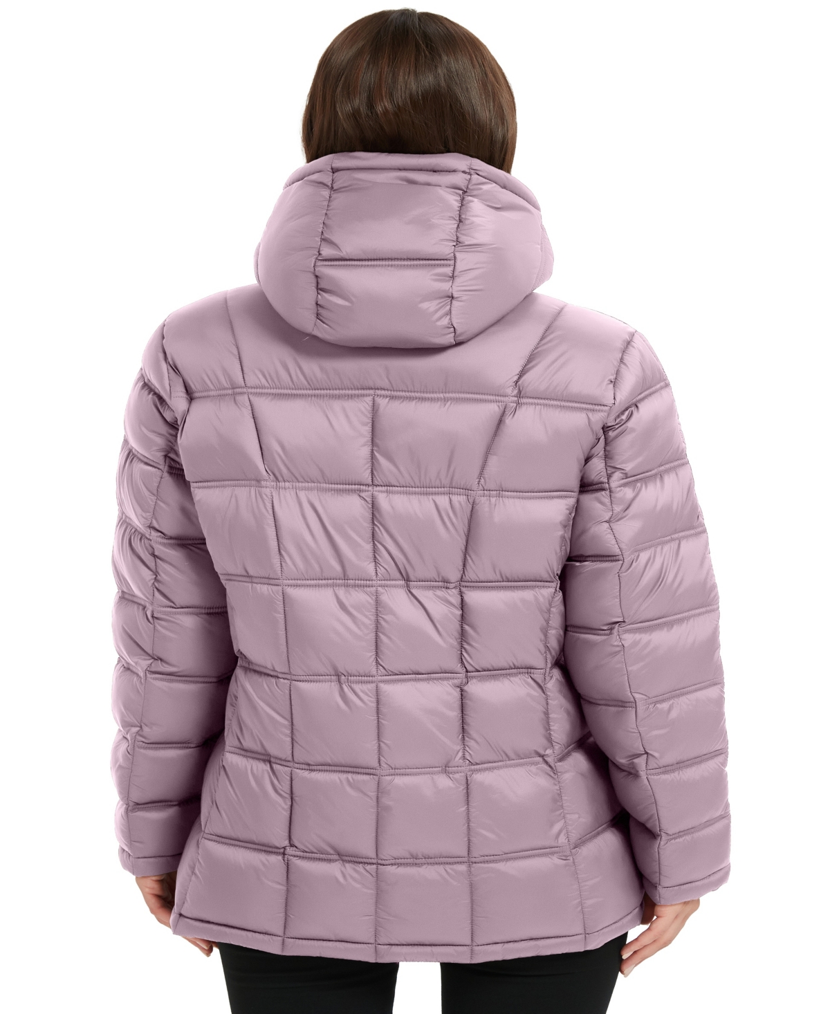Hawke & Co. Women's Quilt Puffer Jacket In Purple