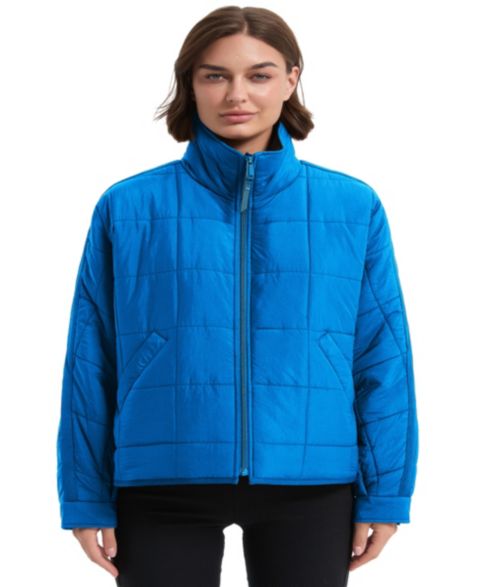 Женские куртки Hawke & Co. Women's Crinkle Oversized Quilted Jacket