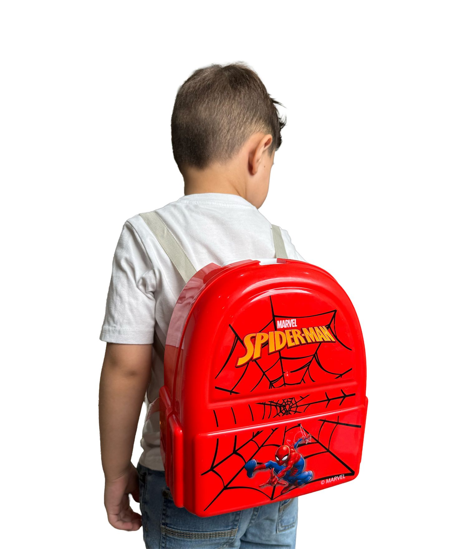 Детские игрушки World Tech Toys Spider-Man Handyman 18-Piece Tool Set with Rolling Suitcase Backpack, Ages 3+ — фото 2